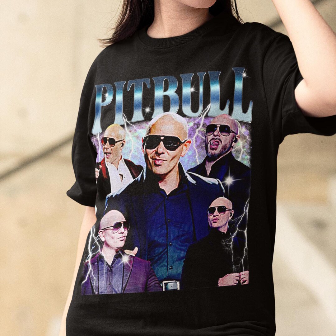 New and Fresh Pitbull Rapper Shirt, Pitbull T Shirt, Pitbull Tshirt ...
