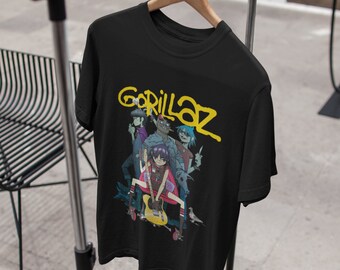 Gorillaz T Shirts | Etsy Singapore
