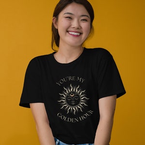 Golden Hour T-Shirt, Kacey Musgraves, Bohemian Clothing, Song Lyrics, Country Music Graphic Tee, Sunset, Sun Rise, Summer Vibes, Music Album