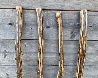 Ironwood Hiking Stick, American Hophornbeam Hiking Stick, Ozark Ironwood Walking Stick, Unique Hiking Stick