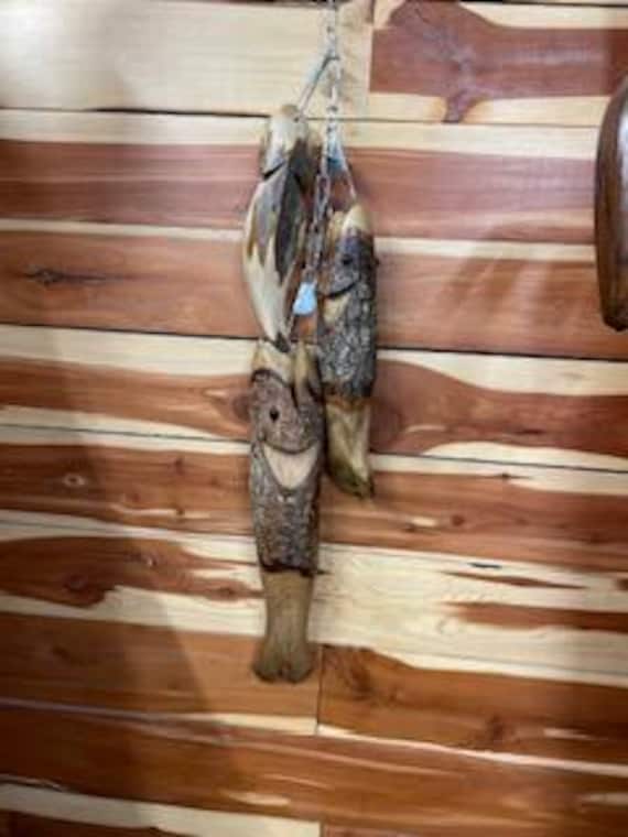 Wooden Fish on a Stringer