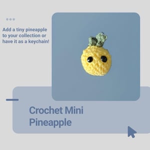 Mini Crochet Pineapple