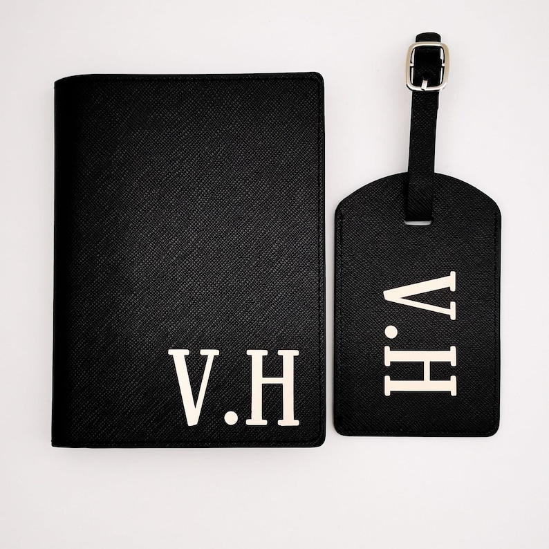 Personalised Travel Set Passport Cover and Luggage Tag Custom Etsy UK