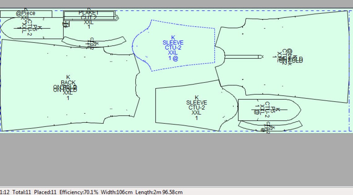 Men Mandarin Collar Kurta Sewing Pattern All Size Grading XS Etsy UK