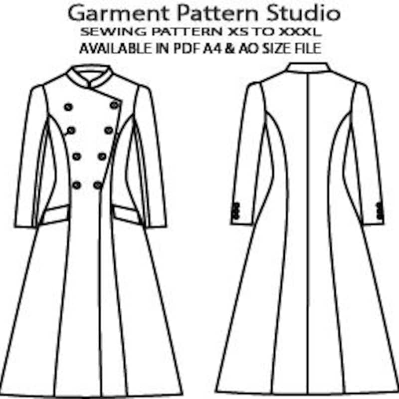 Military Coat Pattern Military Jacket Pattern - Etsy