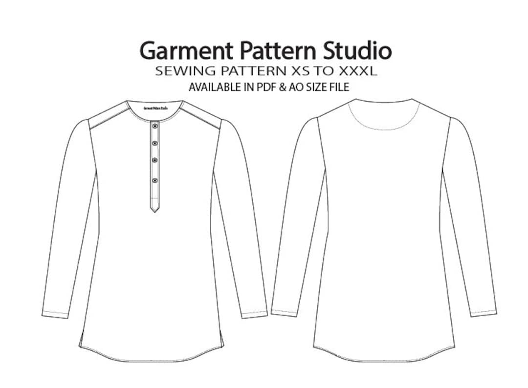 Herren Kurta Hemd Baumwolle - Indische Tunika Mit Stickerei