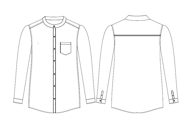 Chemise à col France