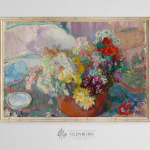 Vintage Floral Wall Art | Printable Flower Painting | 11