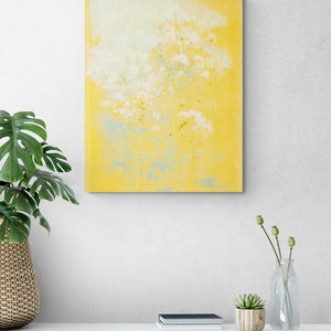 Vintage Yellow Abstract Painting Bold Wall Art John Henry Twachtman 358 image 8