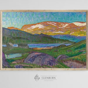 European Landscape Painting | Vintage PRINTABLE Country Wall Art | 446
