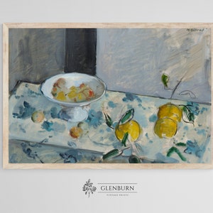 Vintage Fruit Still Life Painting |  Country Kitchen Wall Art | MAILED PRINT | Max Birrer | 360