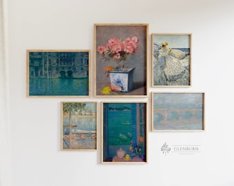Vintage Gallery Wall Art Set | DOWNLOADABLE Eclectic Wall Art | S11