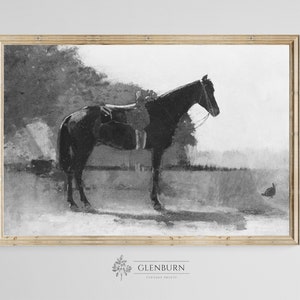 Vintage Equestrian Painting | DOWNLOADABLE Horse Art Print | 58