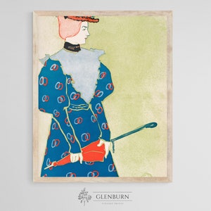 Vintage Portrait Painting | Fancy Lady Wall Art | DOWNLOADABLE | 465