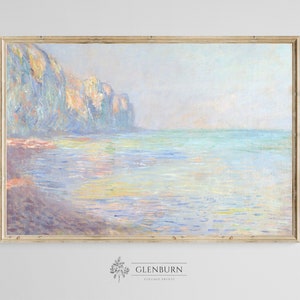 Vintage Coastal Painting | DOWNLOADABLE Seascape Wall Art | 449