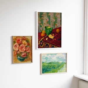 Vintage Gallery Wall | Set of 3 Art Prints | S23
