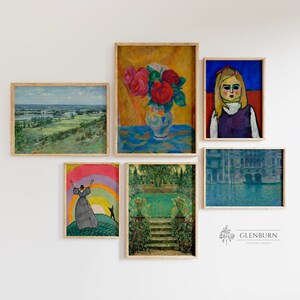Gallery Wall Set | DIGITAL PRINT Eclectic Wall Art |  S1
