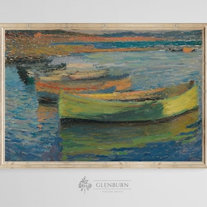 Vintage Boat Painting | PRINTABLE Nautical Wall Art | 173