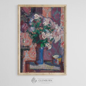 Vintage Floral Wall Art | PRINTABLE Flower Still Life Painting | 31