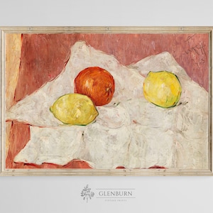 Vintage Still Life Wall Art | PRINTABLE Fruit Painting | 296