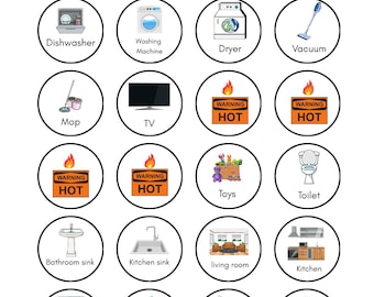 Sticker Labels for around the house