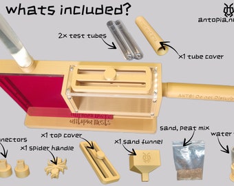 Sand Ant Formicarium- Everything included, just add ants!