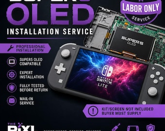 Custom Clear Purple Nintendo Switch Lite Console New Housing Shell
