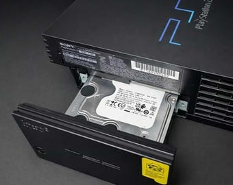 PS2 6TB Hard Drive / SATA Adapter + 64MB Memory Card | Plug & Play Kit