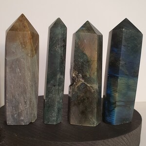 Natural Labradorite Towers, ~3.03&quot;-3.19&quot;, Choose Your Own  (G, J, K, L)