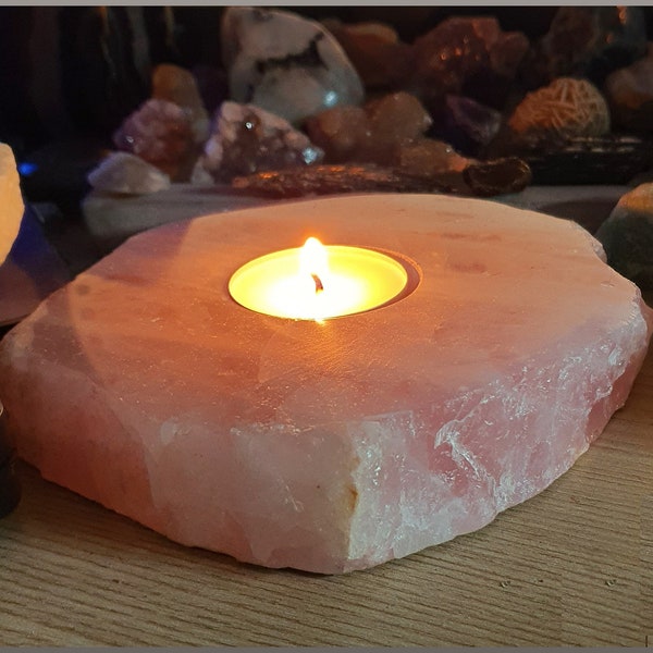 Rose Quartz Candle Etsy
