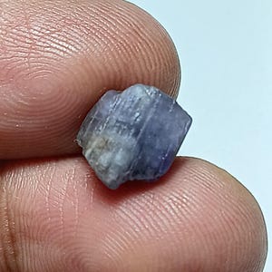 Raw Tanzanite Gemstone: Natural Royal Blue Crystal from Tanzania (5ct, 10mm Approx.)