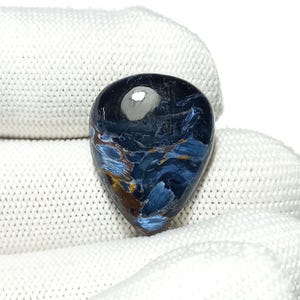 Natural Pietersite Cabochon,Namibian Pietersite Size-16×21×5mm Weight-14ct Loose Gemstone Making For Jewelry#PTQ78691