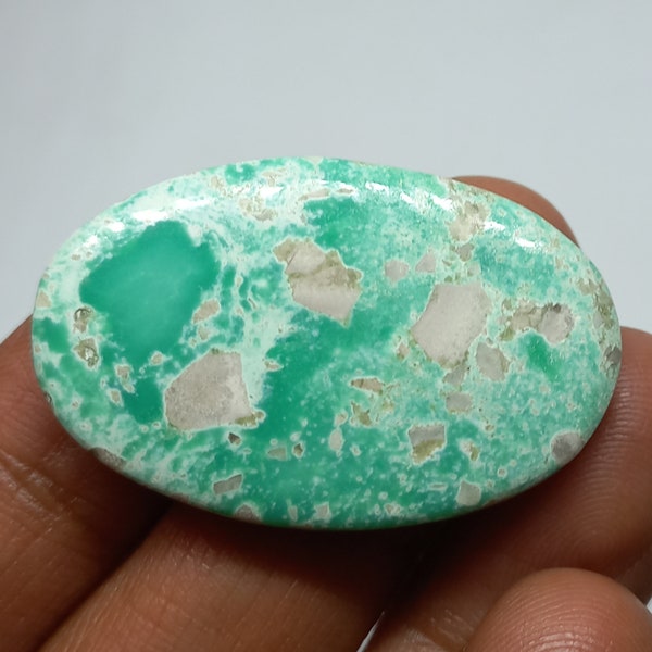 Utah Variscite Pear Cabochon Australian Variscite Unique Gemstone Size-25×40×6mm Weight-48cts Loose Gemstone Making For Jewelry...VAR92677