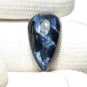 Blue Pietersite Cabochon,Namibian Pietersite Size-10×19×7mm Weight-10ct Loose Gemstone Making For Jewelry#PTQ78695