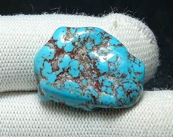 Arizona turquoise raw and polished rough natural raw gemstone.(19x25x7mm, 23 Carat).