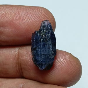 Raw Tanzanite Gemstone: Natural Rough Crystal from Tanzania