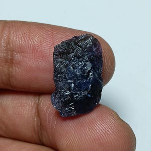 Raw Tanzanite Gemstone: 13ct Rough Crystal from Tanzania