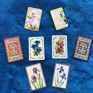 Vintage Blumenbilder Spielkarte Variety Pack A (einzelne Karten)