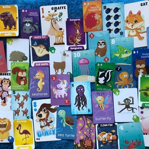 Kinderspeelkaart Grabbeltas - Dieren