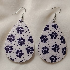 Paw Print Earrings