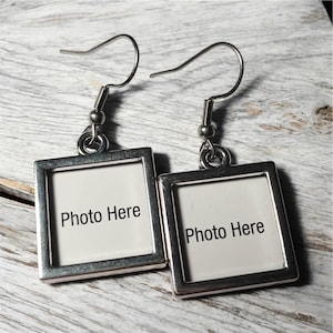 Photo Frame Earrings