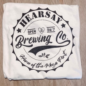 Johnny Depp Brewing Co T-shirt- Home of the Mega-Pint