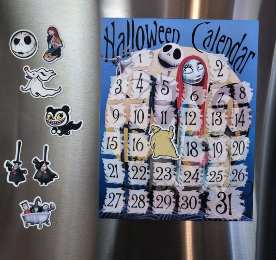 Jack and Sally Halloween Advent Calendar Nightmare Before Etsy Canada