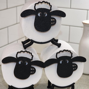 Sheep Toilet Paper Holder – Unique Housewarming Gift, Fun Bathroom Decor, Eco-Friendly Home Decor, Shaun Toilet Roll Holder, Original Design
