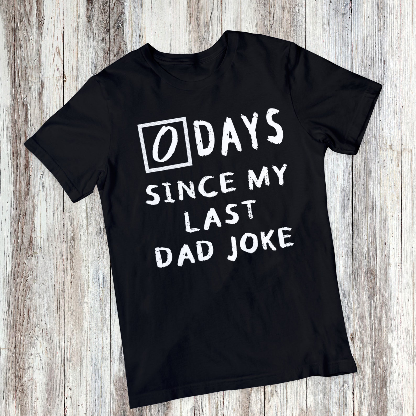 Fathers Day Gift Zero 0 Days Since My Last Dad Joke - Etsy