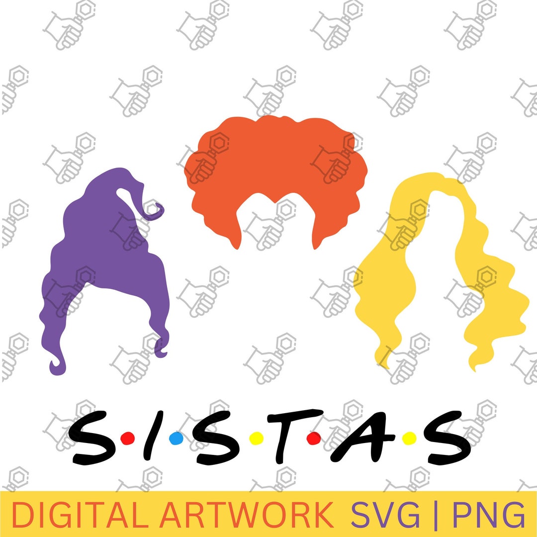 Sanderson Sisters Hair Silhouette