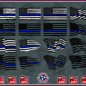 Thin Blue Line svg, Back The Blue, Aplicação da lei, Polícia svg, Eu tenho seus seis, Máquina CNC, Arquivo de corte, Silhueta, Cricut, png, dxf, eps