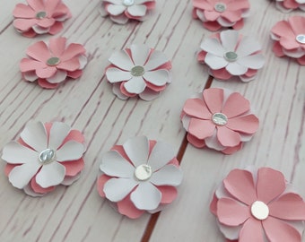 Paper flowers, card flowers, 3d flowers cake decorations, cake topper, baking, scrapbooks,