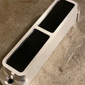 Jaguar Pickup Cover Aluminum With G10 Top...Single Coil Guitar… CNC machined…Made In The USA