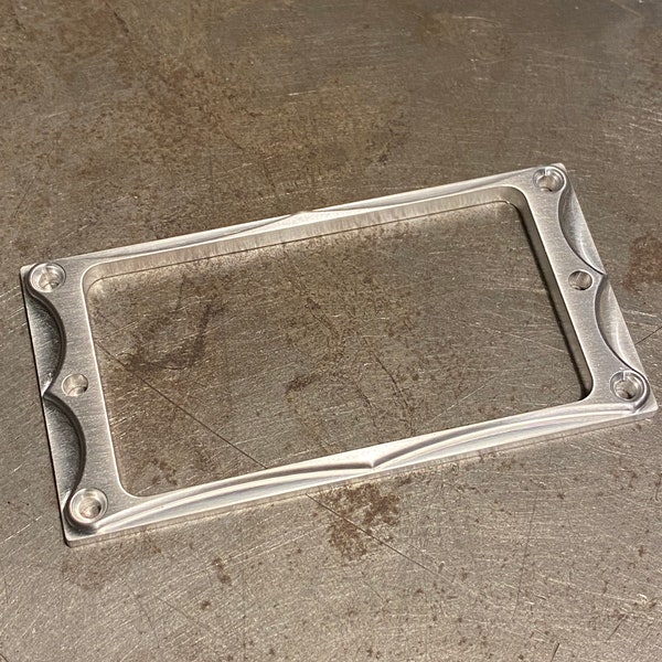 Humbucker Pickup Mounting Ring Machined Aluminum for Flat Body Untapered